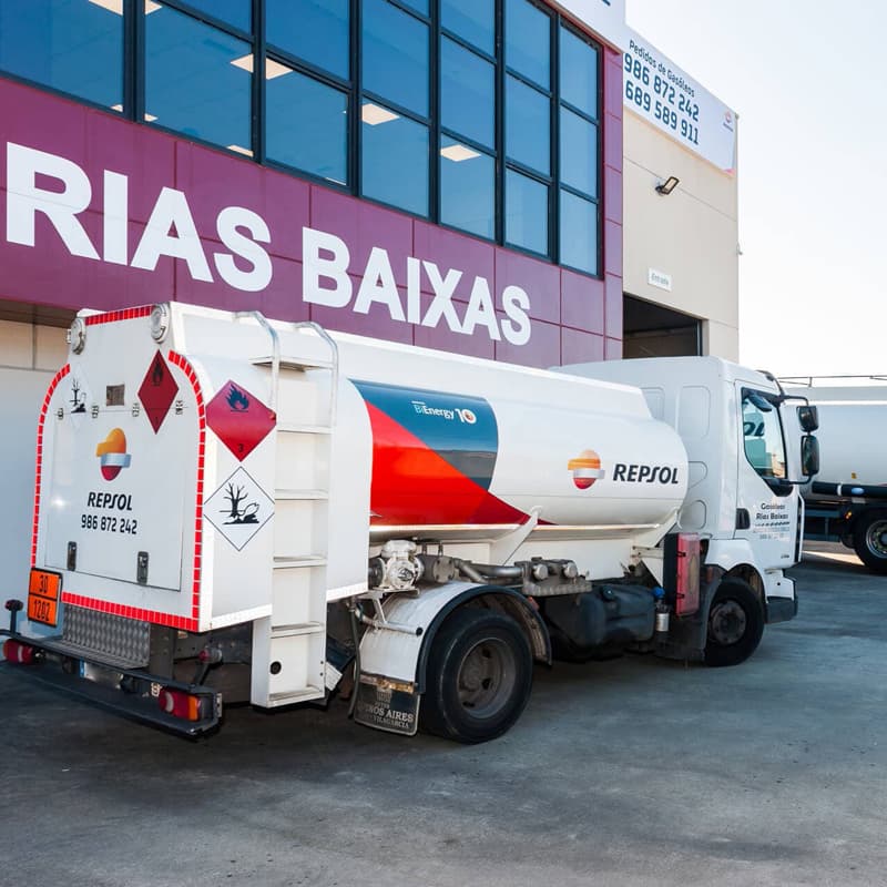 Distribuimos gasóleo de Repsol en Pontevedra